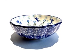 023 Bunzlau Ribbel Schaal 1675X 023 Ribbel Schalen Ø 12 cm